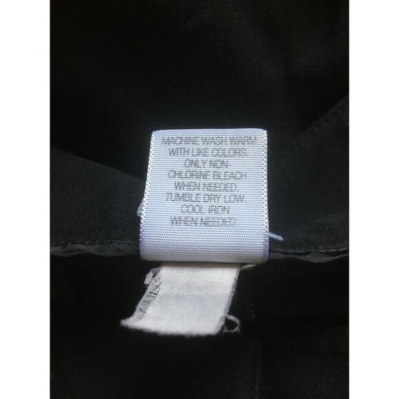 Apt. 9 Stretch Size 14 Ponte Black Dress Pants Hook, Eye, Button Zip Closure - Picture 4 of 5